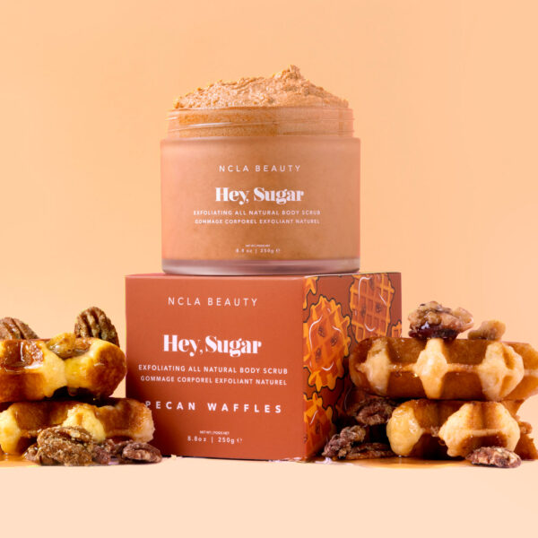 NCLA BEAUTY HEY, SUGAR PECAN WAFFLES BODY SCRUB نكلا مقشر للجسم