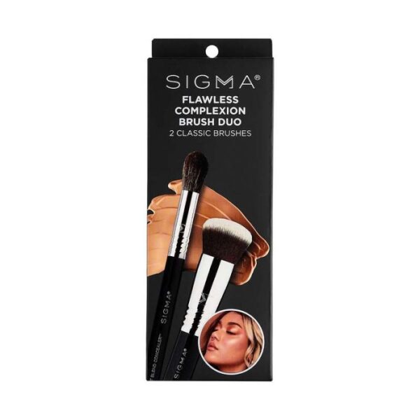 SIGMA BEAUTY Flawless Complexion Brush Duo  سكما مجموعة فرش للميكاب - Image 2