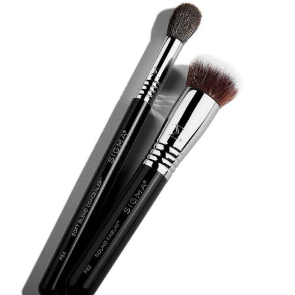 SIGMA BEAUTY Flawless Complexion Brush Duo  سكما مجموعة فرش للميكاب - Image 3