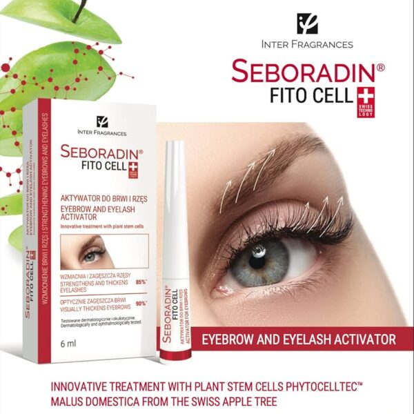 SEBORADIN FITO CELL Eyebrow and Eyelash Growth Serum 6 ml سيبورادين فيتو سيل سيروم نمو الحواجب والرموش - Image 2