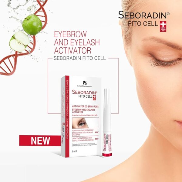 SEBORADIN FITO CELL Eyebrow and Eyelash Growth Serum 6 ml سيبورادين فيتو سيل سيروم نمو الحواجب والرموش - Image 3