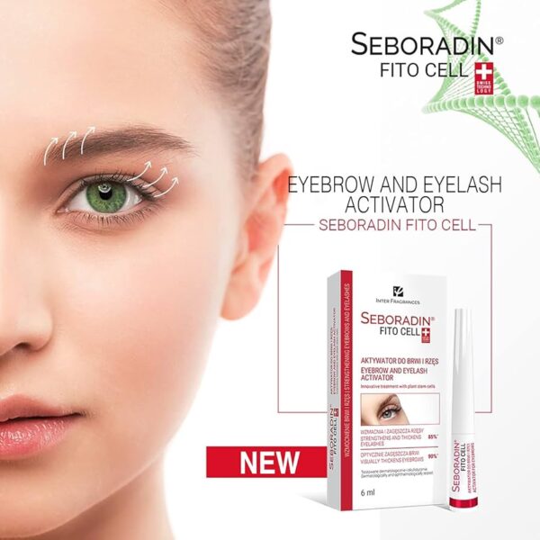 SEBORADIN FITO CELL Eyebrow and Eyelash Growth Serum 6 ml سيبورادين فيتو سيل سيروم نمو الحواجب والرموش - Image 4