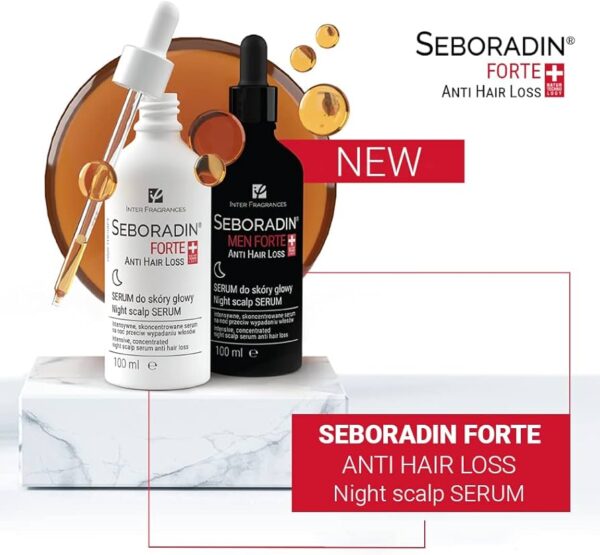SEBORADIN Forte Night Scalp Serum for Women and Men 100ml سيبورادين فورتي مصل فروة الرأس الليلي للنساء والرجال - Image 3