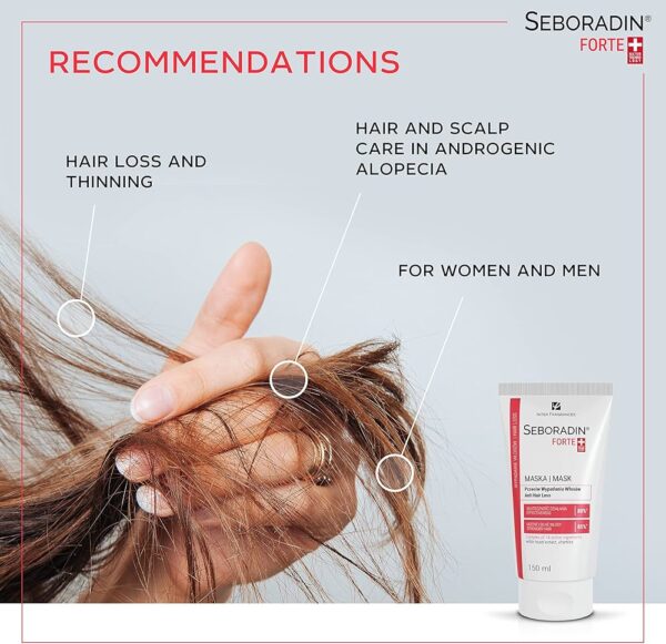 SEBORADIN Hair Mask Anti Hair Loss Treatment  150ml قناع الشعر سيبورادين لعلاج تساقط الشعر - Image 4