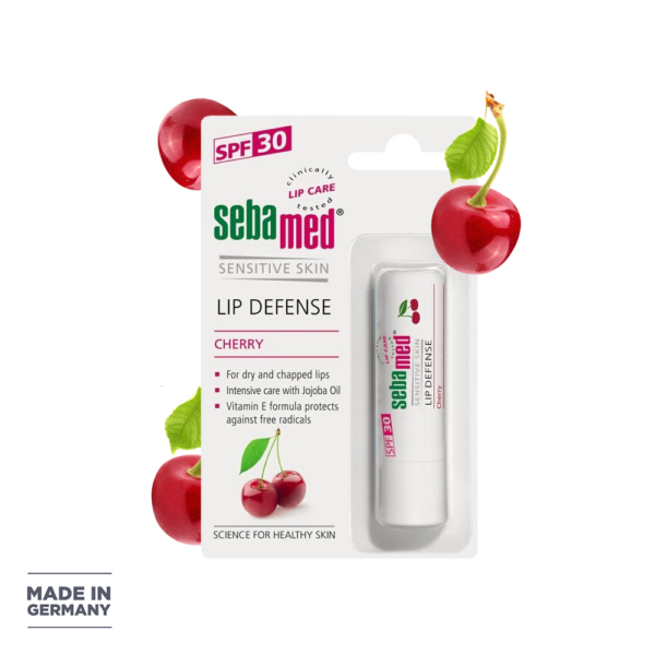 Sebamed Lip Defense Triple Protection SPF 30 Cherry سيباميد مرطب شفاه بعامل حماية من الشمس بالكرز