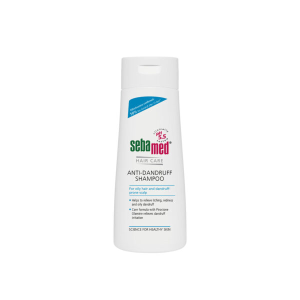 SEBAMED Anti-Dandruff Shampoo – For Oily & Dandruff Prone Scalp شامبو مضاد للقشرة – لفروة الرأس الدهنية والمعرضة للقشرة