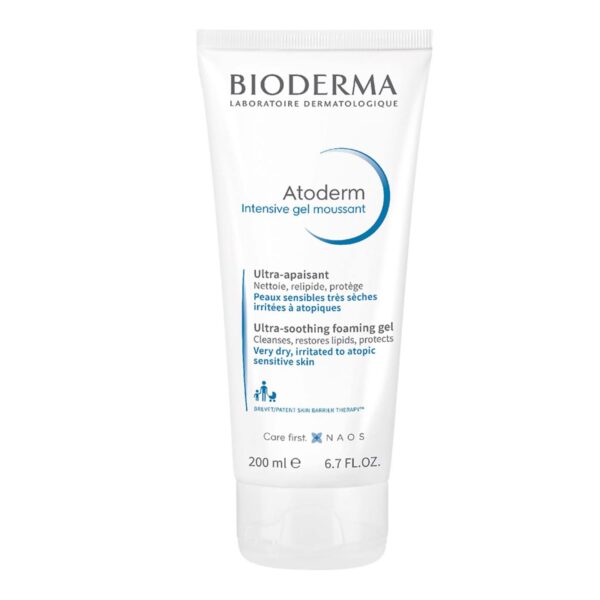 Bioderma Atoderm Intensive Gel Moussant, 200ml بيوديرما اتوديرم جل موسانت مكثف - Image 4