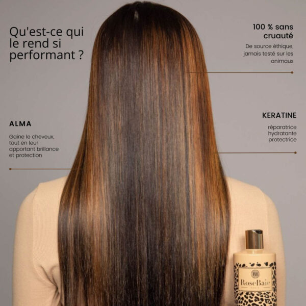 ROSEBAIE Keratin shampoo x amla 500ml شامبو الكيراتين والاملا