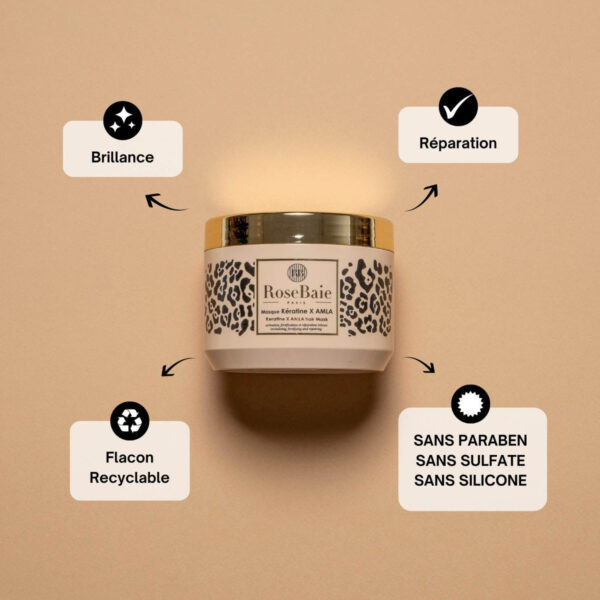 ROSEBAIE Keratin Mask X Amla ماسك الكيراتين والاملا