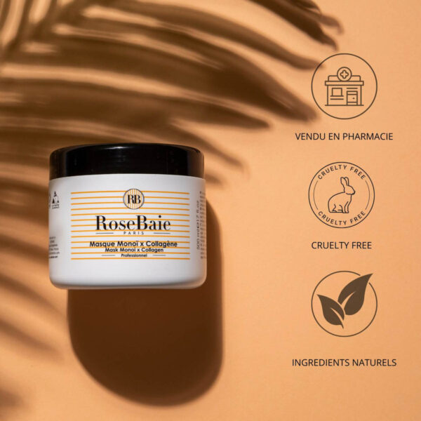 ROSEBAIE MASQUE MONOÏ X COLLAGENE قناع مونوي بالكولاجين