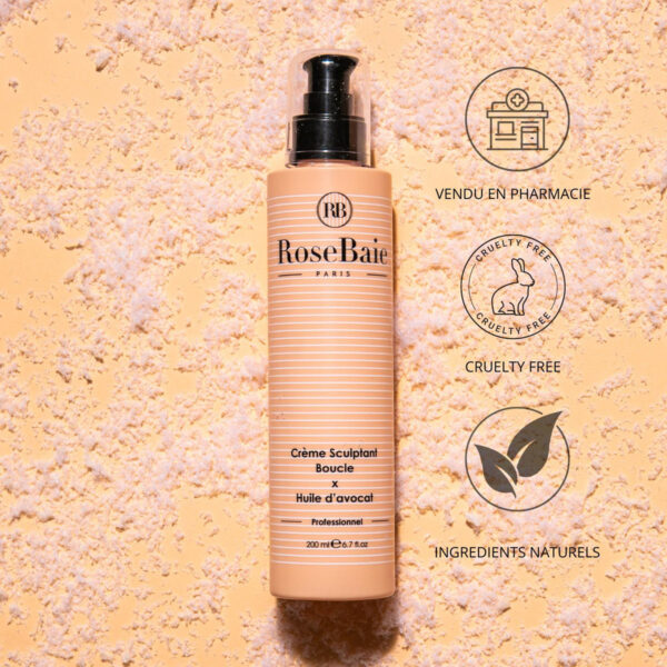 RoseBaie Leave In Sculptant Cheveux Bouclés 200 ml ليف ان للشعر المجعد