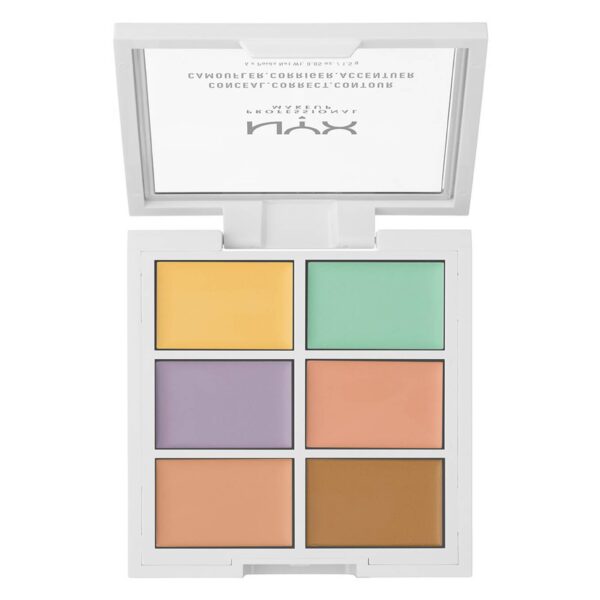 NYX Professional COLOR CORRECTING PALETTE Color Correcting Cream Makeup Palette لوحة مكياج كريمية لتصحيح الألوان