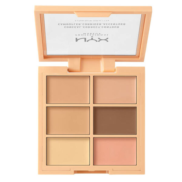 NYX Professional CONCEAL, CORRECT & CONTOUR PALETTE لوحة مكياج كريمية لتصحيح الألوان