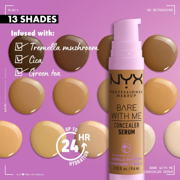 NYX Professional BARE WITH ME CONCEALER SERUM نيكس كونسيلر - Image 4