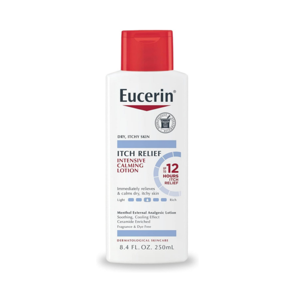 Eucerin, Itch Relief, Intensive Calming Lotion 250ml يوسيرين، تخفيف الحكة، لوشن مهدئ مكثف