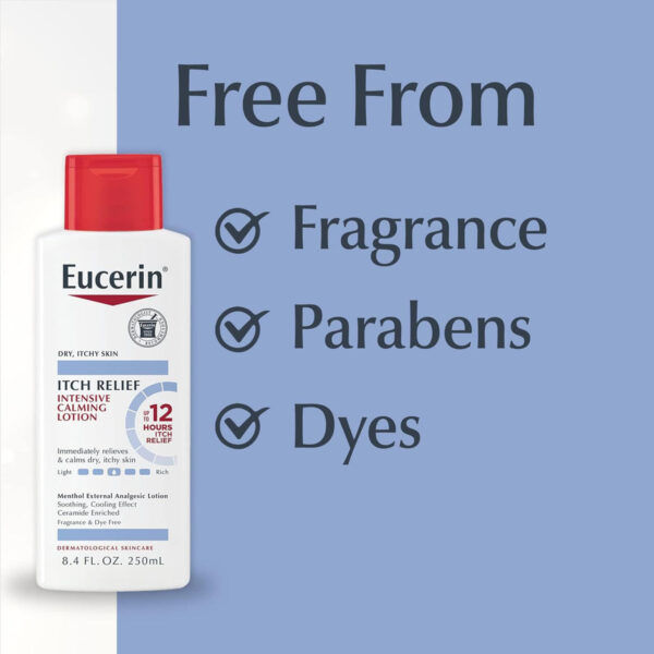 Eucerin, Itch Relief, Intensive Calming Lotion 250ml يوسيرين، تخفيف الحكة، لوشن مهدئ مكثف - Image 5