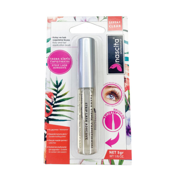 NASCITA STRIP LASH ADHESIVE CLEAR (BRUSH ON) ناسيتا لاصق رموش