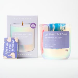 NCLA BEAUTY LET THEM EAT CAKE (BIRTHDAY CAKE) SOY WAX CANDLE نكلا شمعة معطرة