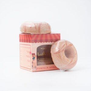 NCLA BEAUTY PUMPKIN APPLE BATH TREATS (3 PC BATH BOMB SET) نكلا مجموعة باث بومب الثلاثي