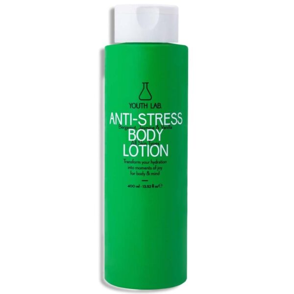 Youth Lab Anti-Stress Body Lotion Bergamot, Jasmine & Vanilla, 400ml لوشن الجسم المضاد للتوتر من يوث لاب بالبرغموت والياسمين والفانيليا