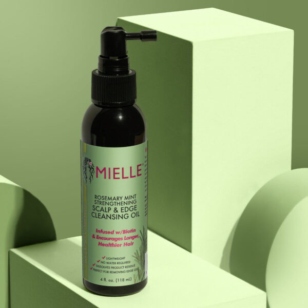 Mielle Rosemary Mint Scalp & Edge Cleansing Oil زيت تنظيف فروة الرأس بإكليل الجبل والنعناع - Image 2