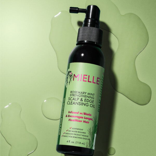 Mielle Rosemary Mint Scalp & Edge Cleansing Oil زيت تنظيف فروة الرأس بإكليل الجبل والنعناع - Image 3