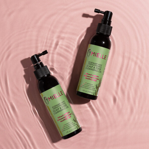 Mielle Rosemary Mint Scalp & Edge Cleansing Oil زيت تنظيف فروة الرأس بإكليل الجبل والنعناع - Image 4