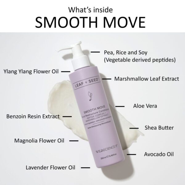 WILD SCIENCE LAB SMOOTH MOVE Bond Reconstruct Conditioner 265ml بلسم إعادة بناء بوند - Image 4