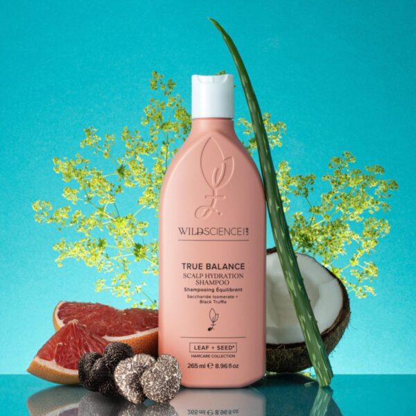 WILD SCIENCE LAB TRUE BALANCE Scalp Hydration Shampoo 265ml التوازن الحقيقي شامبو لترطيب فروة الرأس - Image 3