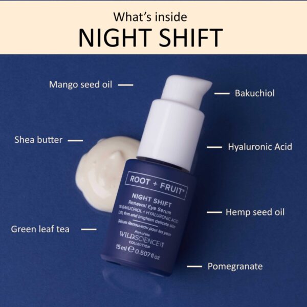 WILD SCIENCE LAB NIGHT SHIFT Renewal Eye Serum مصل عين مجدد - Image 4