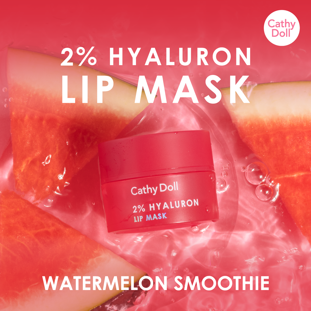 CATHY DOLL 2% HYALURON LIP MASK WATERMELON كاثي دول 2% هيالورون قناع الشفاه بالخوخ - Image 6