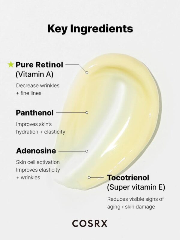 COSRX The Retinol 0.1 Cream كوزاركس كريم الرتنول - Image 8