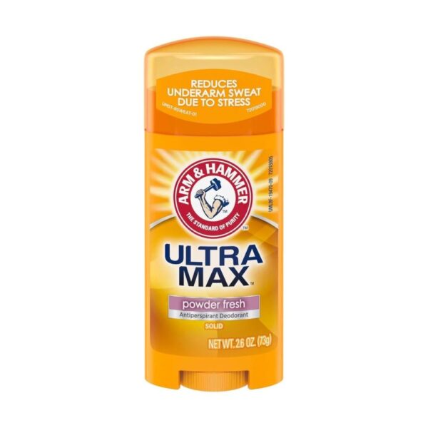 ARM & HAMMER ULTRAMAX Anti-Perspirant Deodorant Solid Powder Fresh 73g أرم أند همر مضاد للتعرق