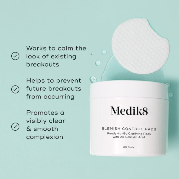 MEDIK8 BLEMISH CONTROL PADS -60 pads بادات التحكم في العيوب - Image 2