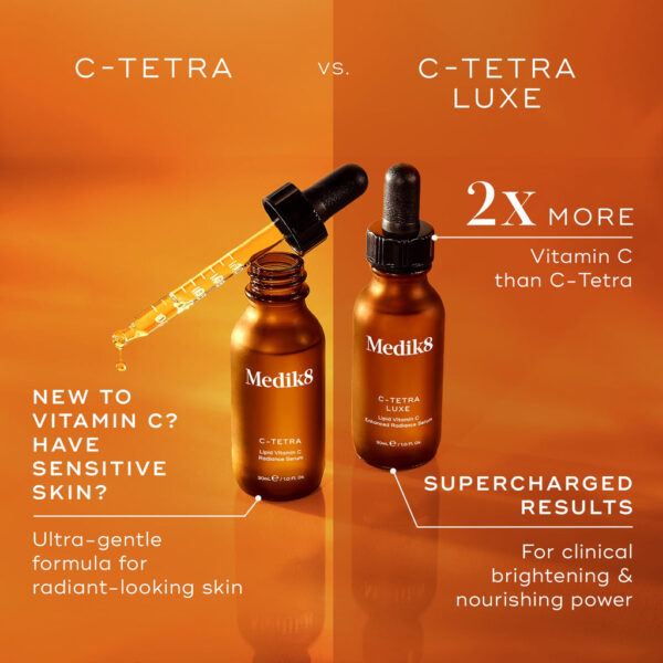 MEDIK8 C-TETRA LUXE Lipid 14% Vitamin C Enhanced Radiance Serum 30ml سيروم معزز لإشراق البشرة يحتوي على 14% من فيتامين سي - Image 5