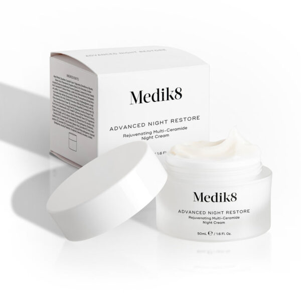 MEDIK8 ADVANCED NIGHT RESTORE Rejuvenating Multi-Ceramide Night Cream 50ml كريم ليلي مجدد بالسيراميد - Image 2