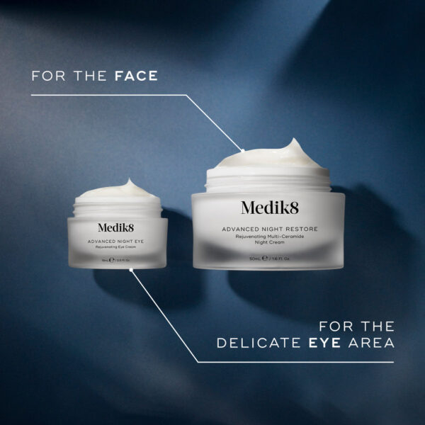 MEDIK8 ADVANCED NIGHT EYE Rejuvenating Eye Cream 15ml كريم العين المتطور الليلي - Image 3