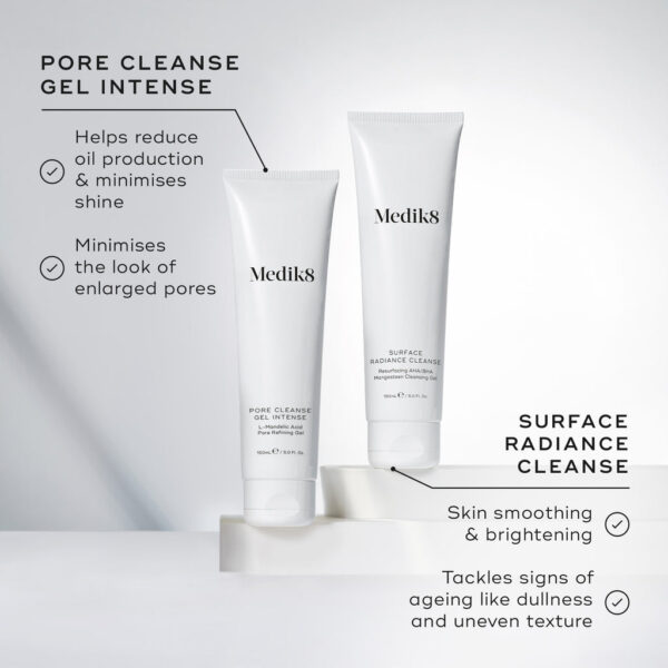 MEDIK8 PORE CLEANSE GEL INTENSE L-Mandelic Acid Pore Refining Gel 150ml غسول جل تنقية المسام بحمض الماندليك - Image 4