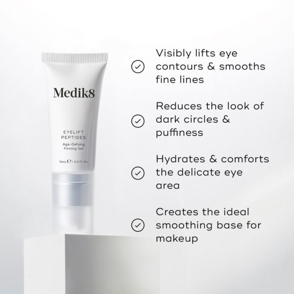 MEDIK8 EYELIFT PEPTIDES Age-Defying Firming Gel 15ml جل شد العين المضاد للشيخوخة - Image 2