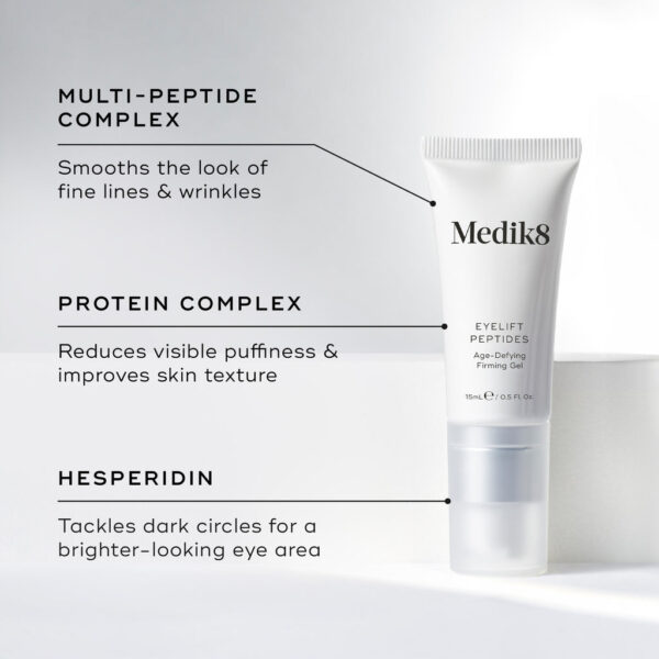 MEDIK8 EYELIFT PEPTIDES Age-Defying Firming Gel 15ml جل شد العين المضاد للشيخوخة - Image 3