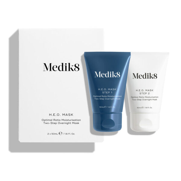 MEDIK8 H.E.O.MASK Optimal Ratio Moisturisation Two-Step Overnight Mask قناع ليلي بتركيبة مرطبة من خطوتين