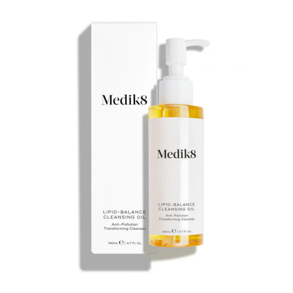 MEDIK8 LIPID-BALANCE CLEANSING OIL Makeup Dissolving Transforming Cleanser 140ml زيت التنظيف المتوازن للدهون