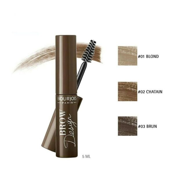 Bourjois - Brow Design Brow Gel- 03 Brun برجواز مسكارا للحواجب - Image 3