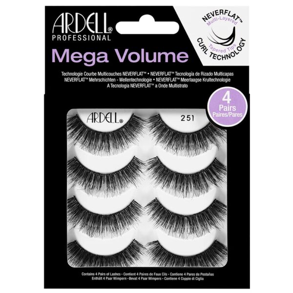 ARDELL  False Eyelashes Mega Volume 251 رموش اصطناعية للرموش