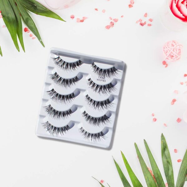 ARDELL Demi Wispies False Eyelashes - 6 pair رموش اصطناعية للعيون - Image 4