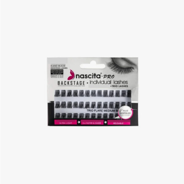 Nascita False Eyelash Trio - Medium ناسيتا مجموعة رموش