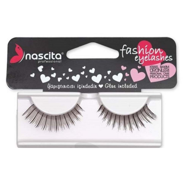 NASCITA - False eyelashes with glue ناسيتا لاصق رموش