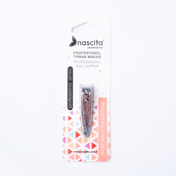 Nascita - Professional Nail Clipper (Rose Gold Collection) ناسيتا - مقص الأظافر الاحترافي (مجموعة الروز جولد)