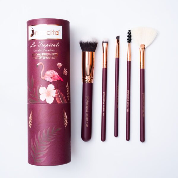 Nascita - Lovely Paradise Makeup Brush Set ناسيتا - مجموعة فرش المكياج "الجنة الساحرة"