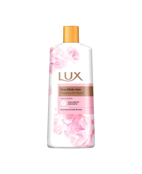 Lux Shower Gel Rose Effetto Seta 500ml Pink Silk Effect لوكس جل استحمام